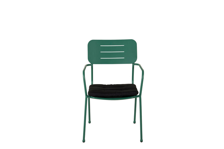 Venture Home Nicke Dining Chair W. Armrest 2-pack - Gren Steel
