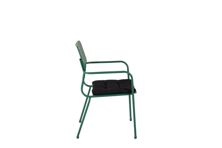 Venture Home Nicke Dining Chair W. Armrest 2-pack - Gren Steel