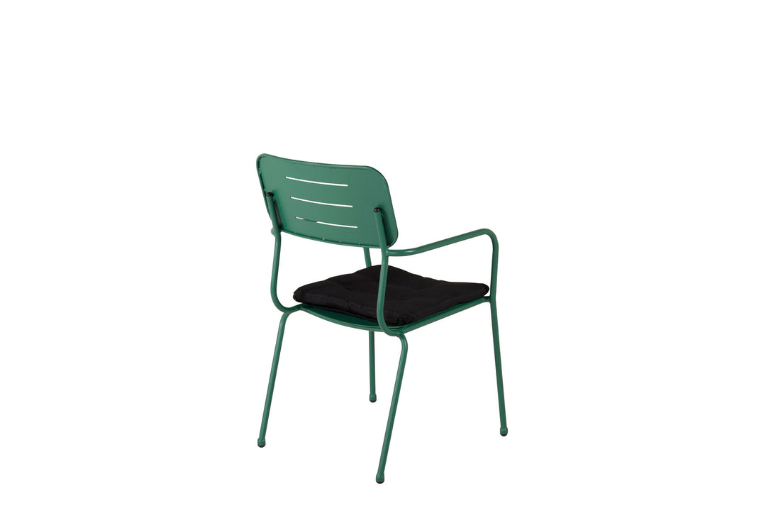 Venture Home Nicke Dining Chair W. Armrest 2-pack - Gren Steel