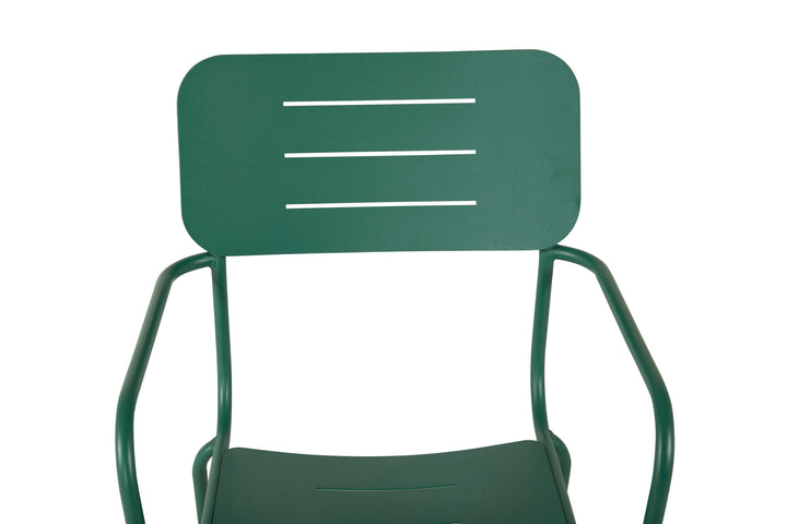 Venture Home Nicke Dining Chair W. Armrest 2-pack - Gren Steel
