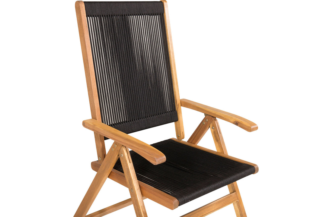 Venture Home Little John Foldable Chair 2-pack - Rope / Acacia