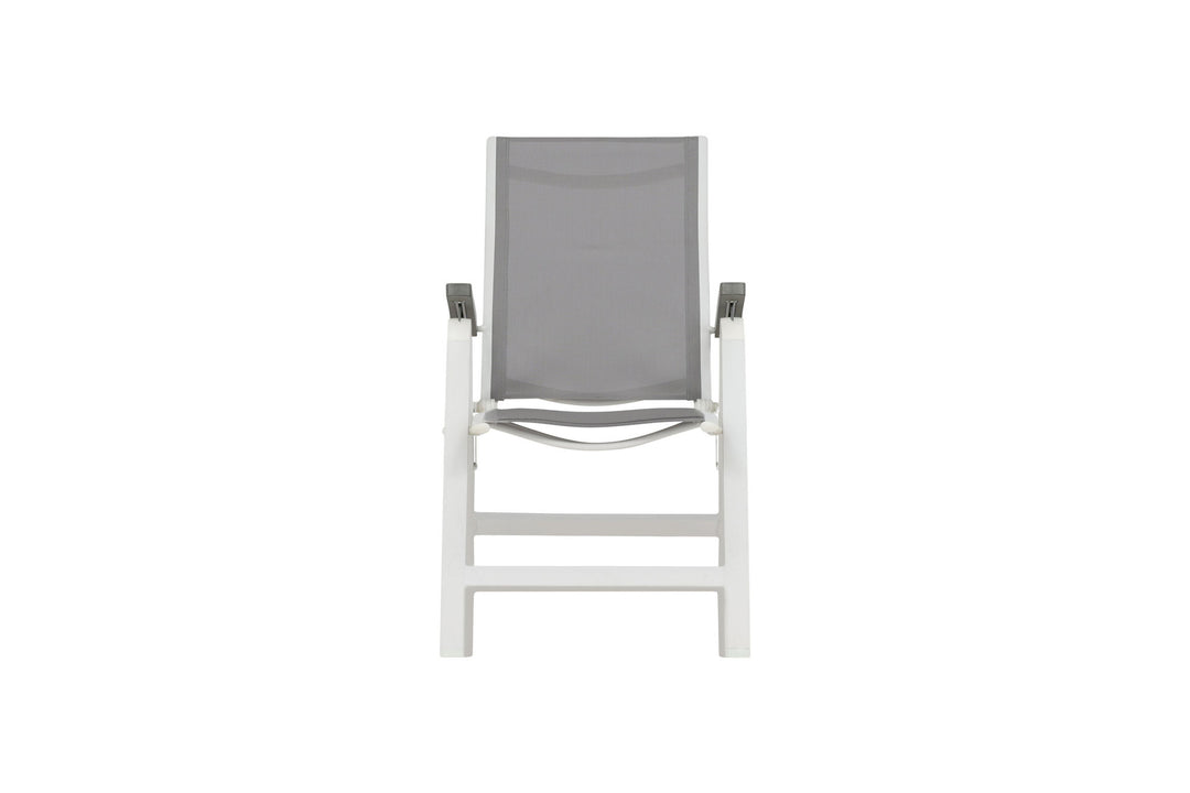 Venture Home Albany Light 5-pos 2-pack White Alu / Grey Textilene