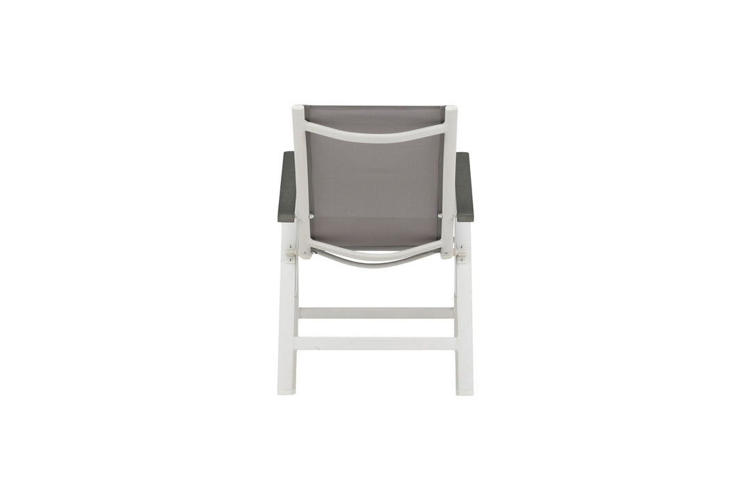 Venture Home Albany Light 5-pos 2-pack White Alu / Grey Textilene