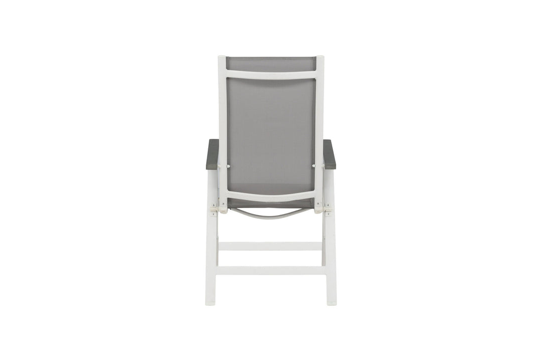Venture Home Albany Light 5-pos 2-pack White Alu / Grey Textilene