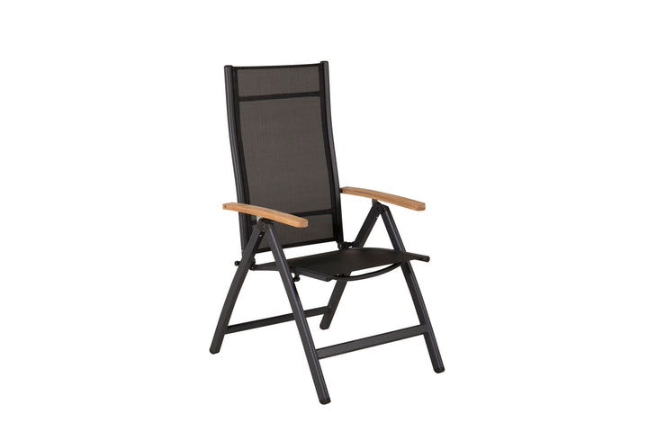 Venture Home Panama Light 5-pos Chair 2-pack Black / Black
