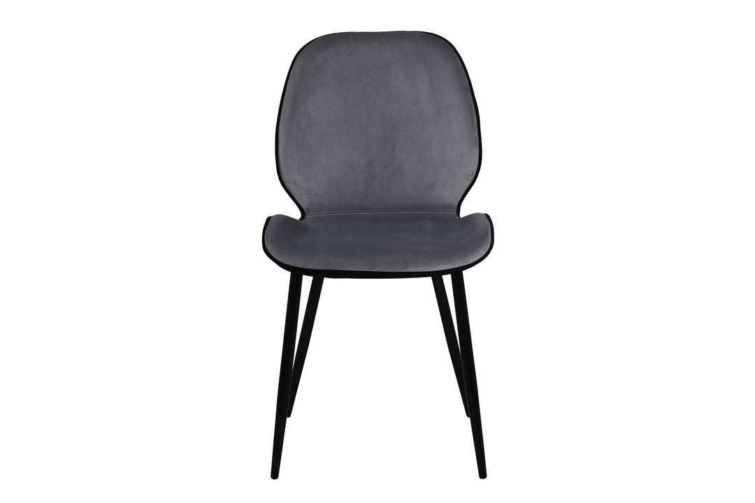 Venture Home Emma Chair 2-pack - Black / Light Grey