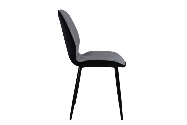 Venture Home Emma Chair 2-pack - Black / Light Grey
