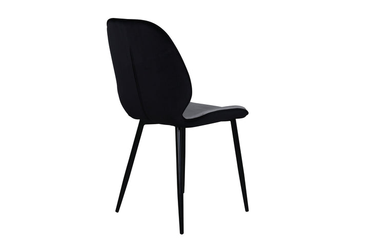 Venture Home Emma Chair 2-pack - Black / Light Grey