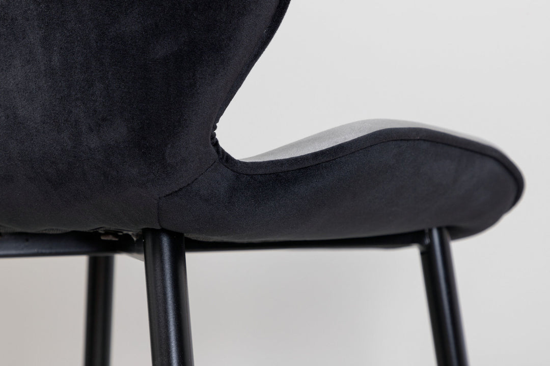 Venture Home Emma Chair 2-pack - Black / Light Grey