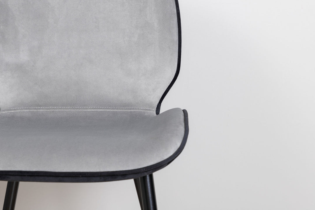 Venture Home Emma Chair 2-pack - Black / Light Grey