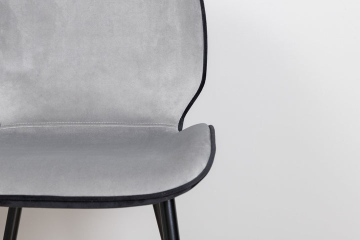 Venture Home Emma Chair 2-pack - Black / Light Grey