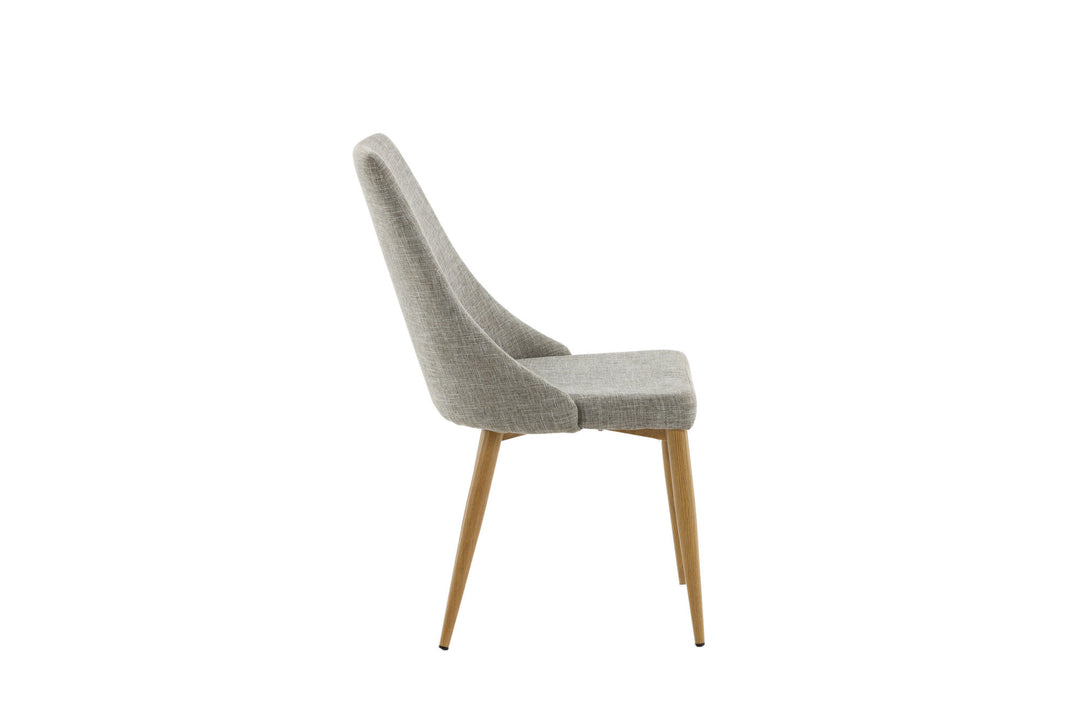 Venture Home Leone - Dining chair 2-pack - Oak/Light grey Ersätts av 27701-440