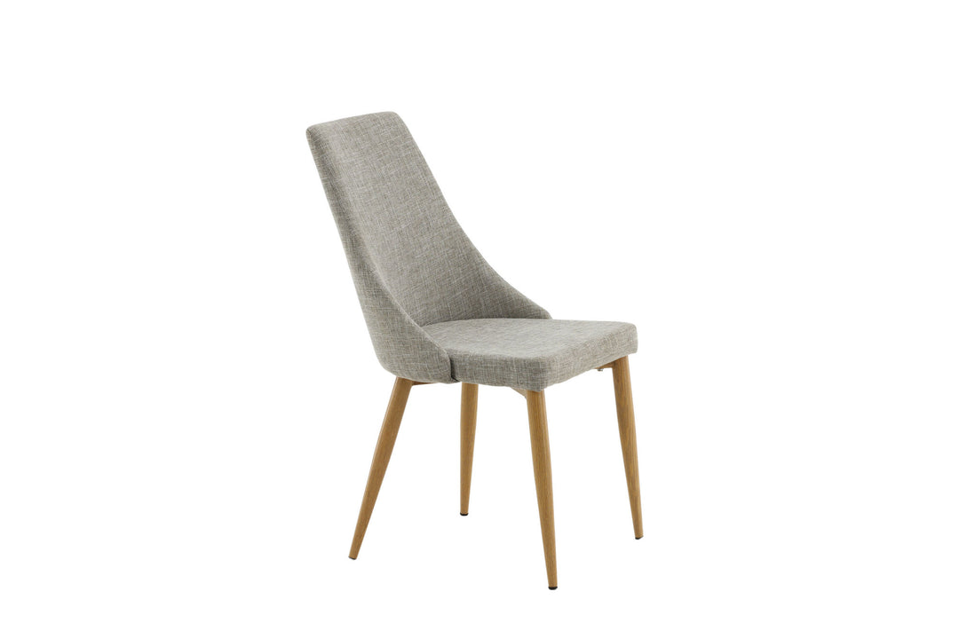 Venture Home Leone - Dining chair 2-pack - Oak/Light grey Ersätts av 27701-440