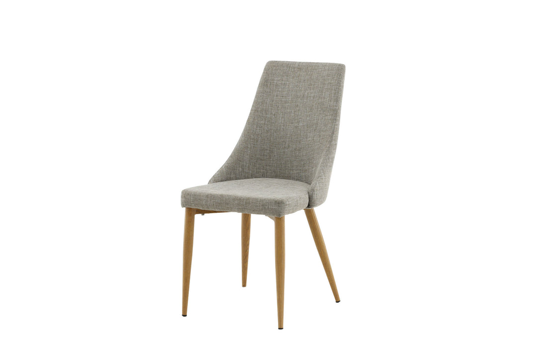 Venture Home Leone - Dining chair 2-pack - Oak/Light grey Ersätts av 27701-440