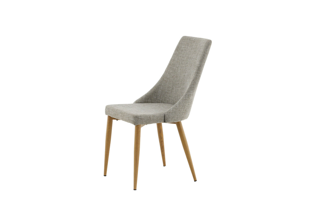 Venture Home Leone - Dining chair 2-pack - Oak/Light grey Ersätts av 27701-440