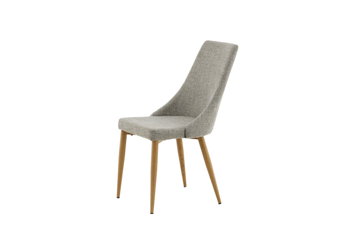 Venture Home Leone - Dining chair 2-pack - Oak/Light grey Ersätts av 27701-440
