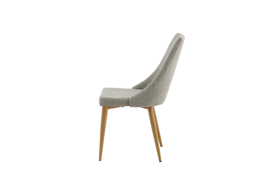 Venture Home Leone - Dining chair 2-pack - Oak/Light grey Ersätts av 27701-440