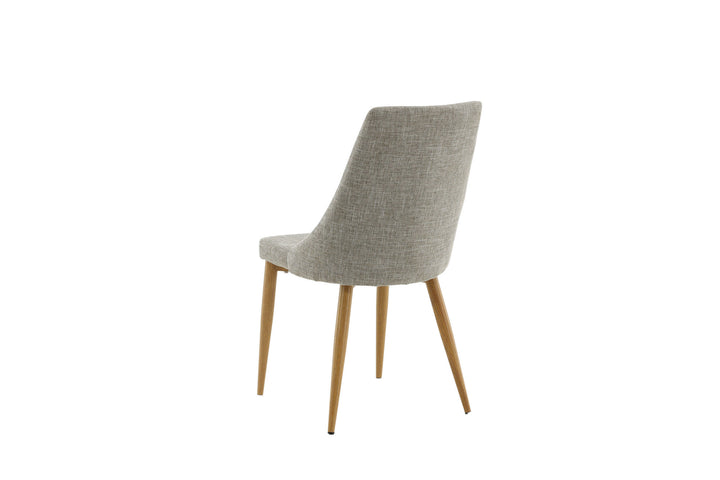 Venture Home Leone - Dining chair 2-pack - Oak/Light grey Ersätts av 27701-440
