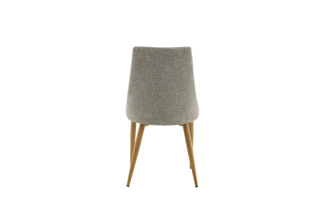 Venture Home Leone - Dining chair 2-pack - Oak/Light grey Ersätts av 27701-440
