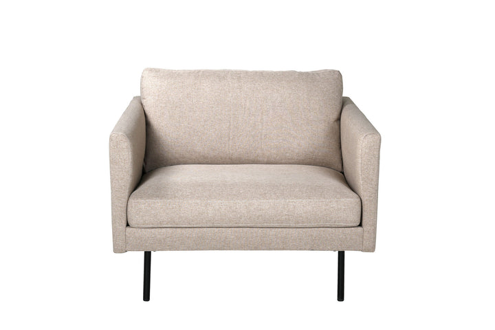 Venture Home Zoom Chair - Black / Brown Fabric