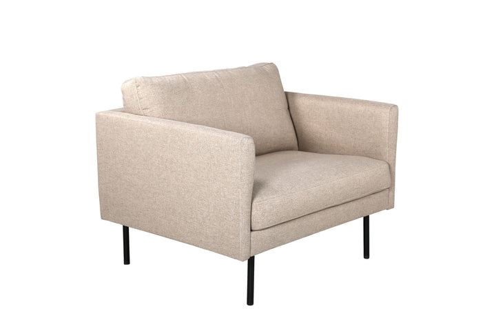 Venture Home Zoom Chair - Black / Brown Fabric