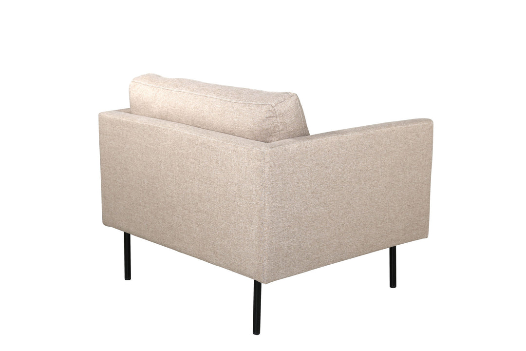 Venture Home Zoom Chair - Black / Brown Fabric