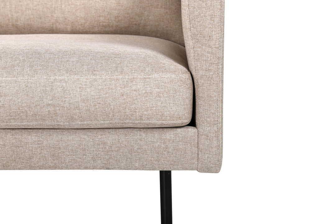 Venture Home Zoom Chair - Black / Brown Fabric