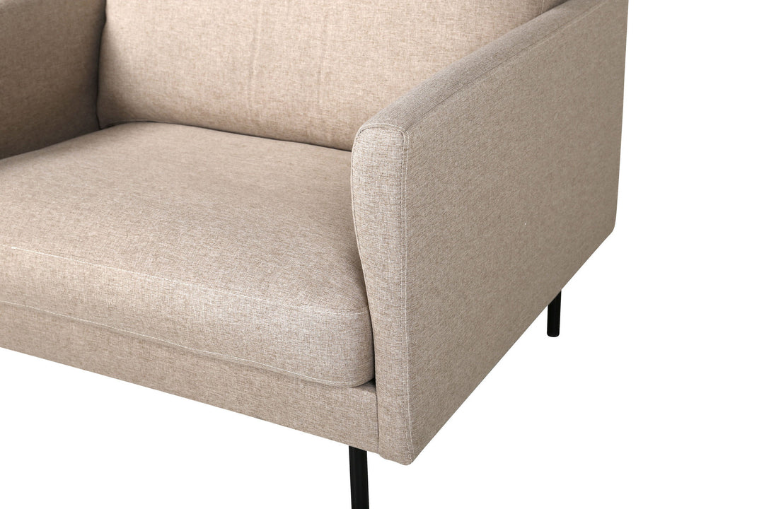 Venture Home Zoom Chair - Black / Brown Fabric
