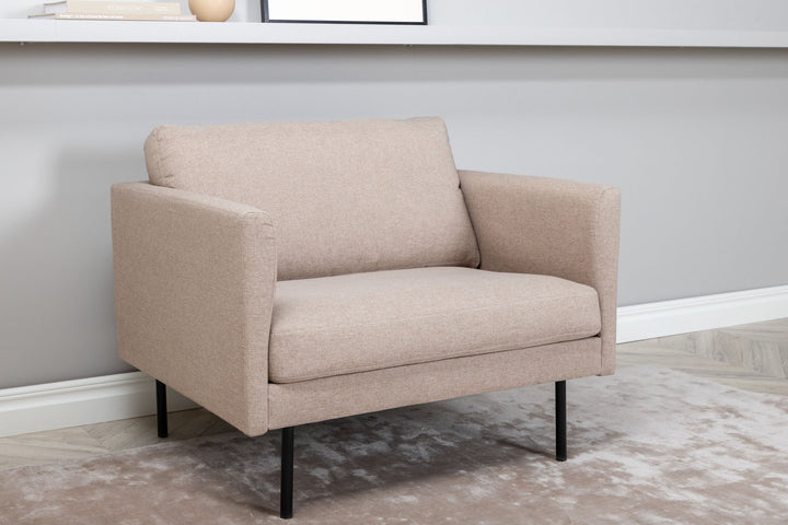 Venture Home Zoom Chair - Black / Brown Fabric