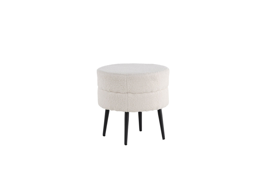 Venture Home Pot Pouf / Offwhite Teddy