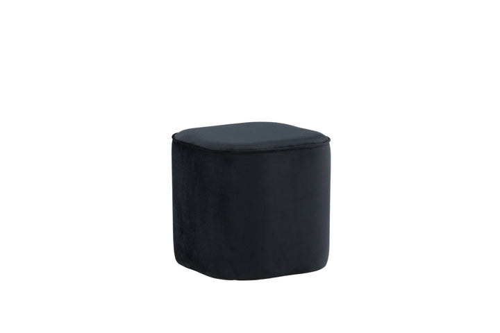 Venture Home Piff Pouf - / Black Velvet