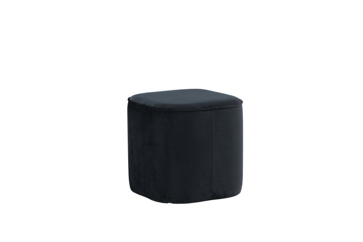 Venture Home Piff Pouf - / Black Velvet
