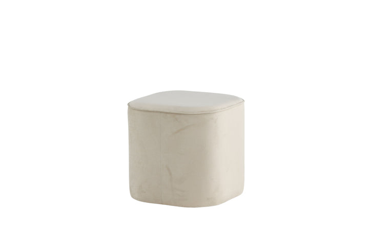 Venture Home Piff Pouf - / Beige Velvet