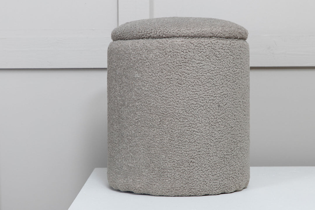 Venture Home Limpen Pouf - / Greige Teddy