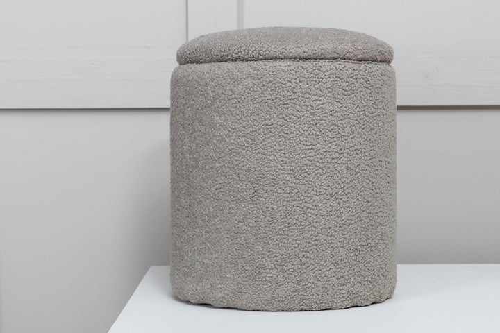 Venture Home Limpen Pouf - / Greige Teddy