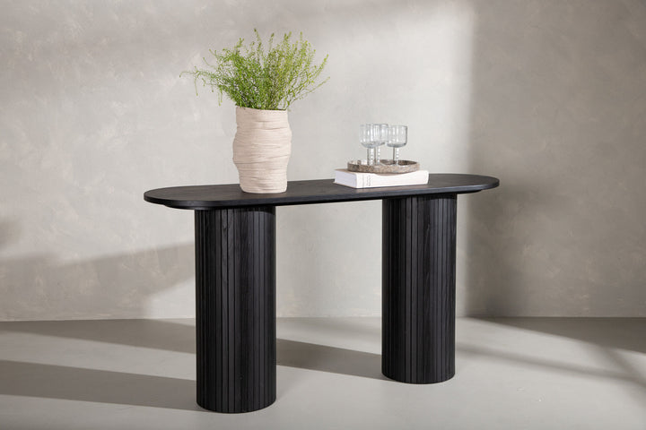 Venture Home Bianca Console Table - Black Veneer