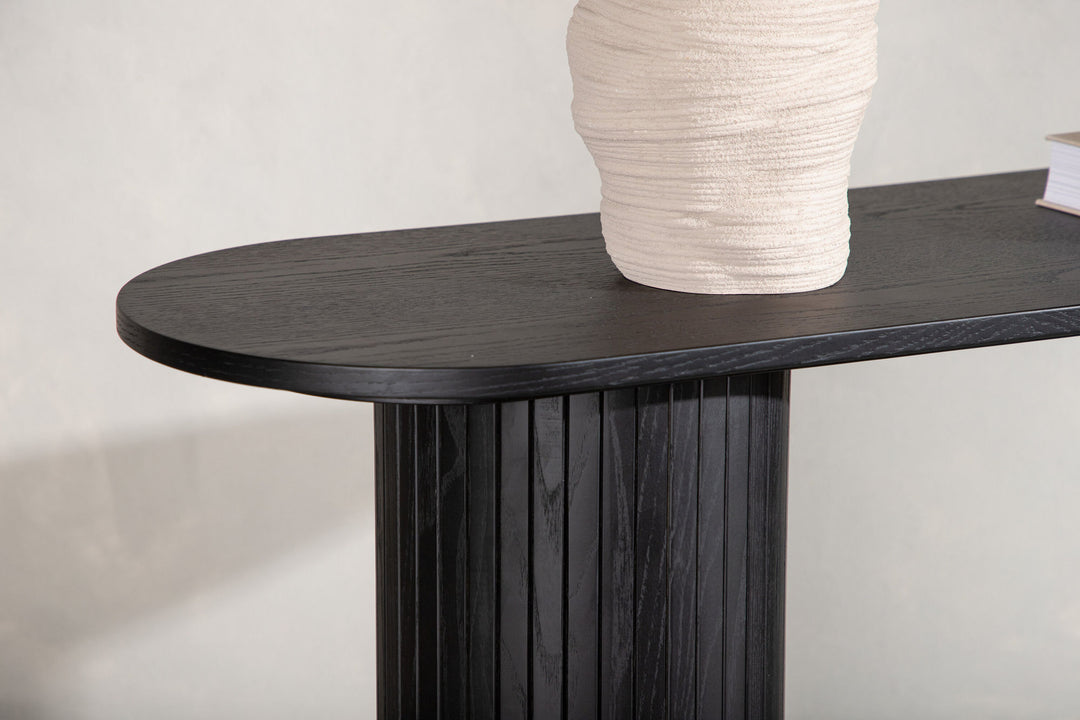 Venture Home Bianca Console Table - Black Veneer