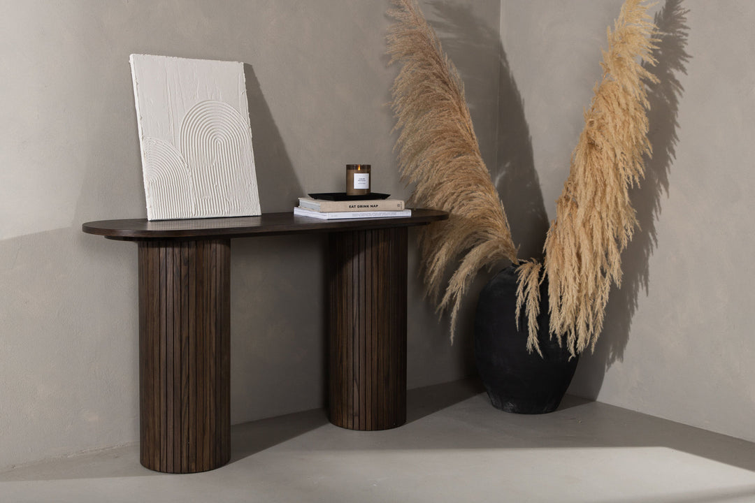 Venture Home Bianca Console Table - Mocca Veneer