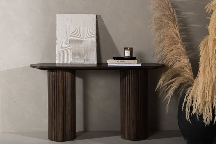 Venture Home Bianca Console Table - Mocca Veneer