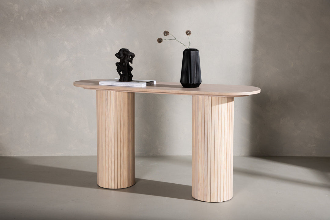 Venture Home Bianca Console Table - White Wash Veneer