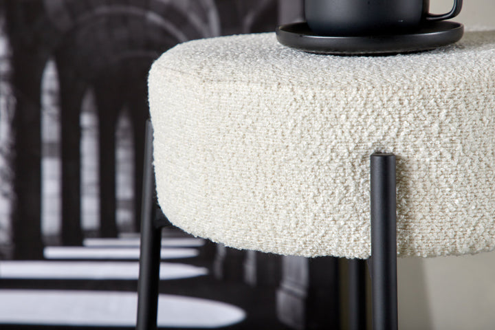 Venture Home Tucson Bar Chair Large - Black / White Boucle