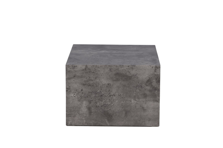 Venture Home York Low Sofa Table - Grey / Marble look MDF