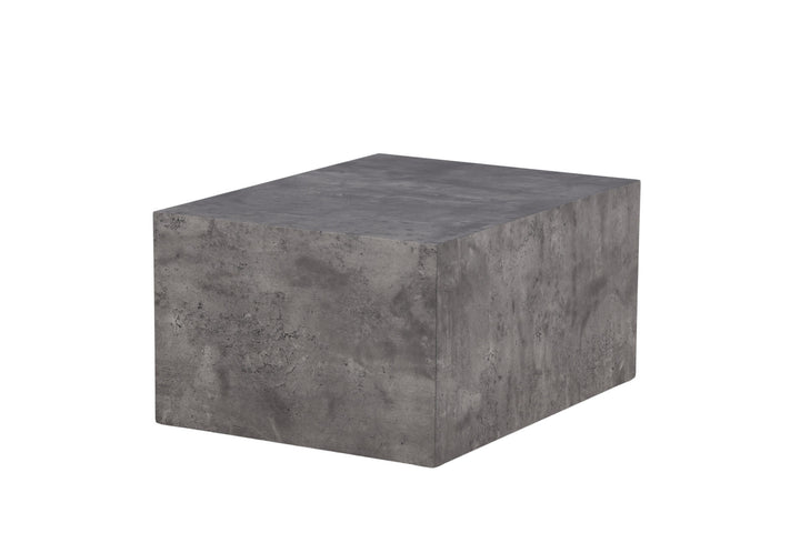 Venture Home York Low Sofa Table - Grey / Marble look MDF