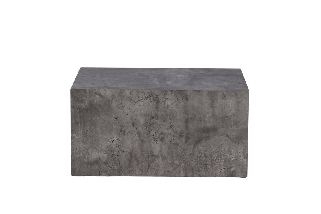 Venture Home York Low Sofa Table - Grey / Marble look MDF