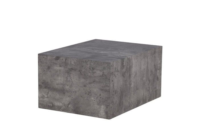 Venture Home York Low Sofa Table - Grey / Marble look MDF