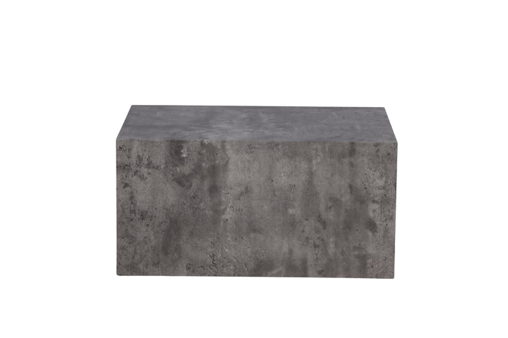 Venture Home York Low Sofa Table - Grey / Marble look MDF