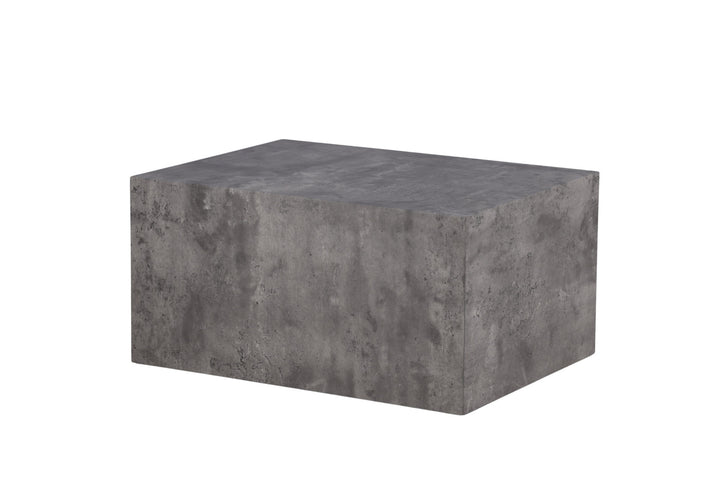 Venture Home York Low Sofa Table - Grey / Marble look MDF