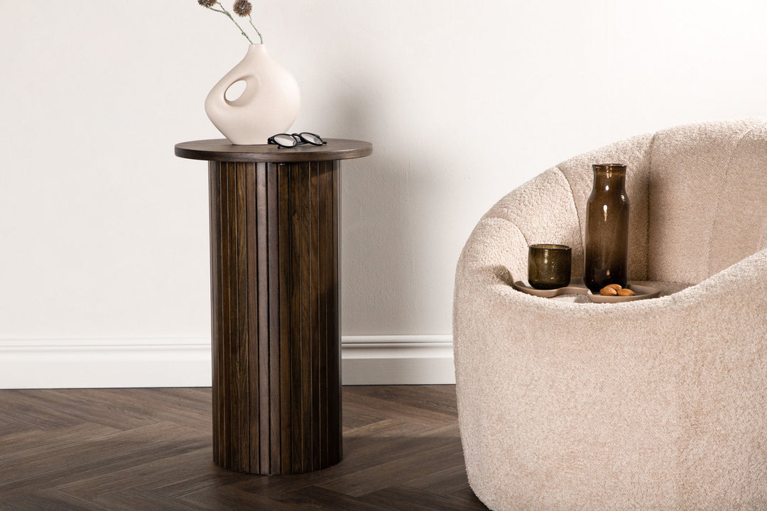 Venture Home Bianca Side Table -  Mocca Veneer