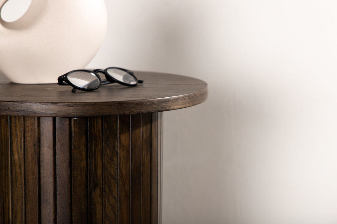 Venture Home Bianca Side Table -  Mocca Veneer