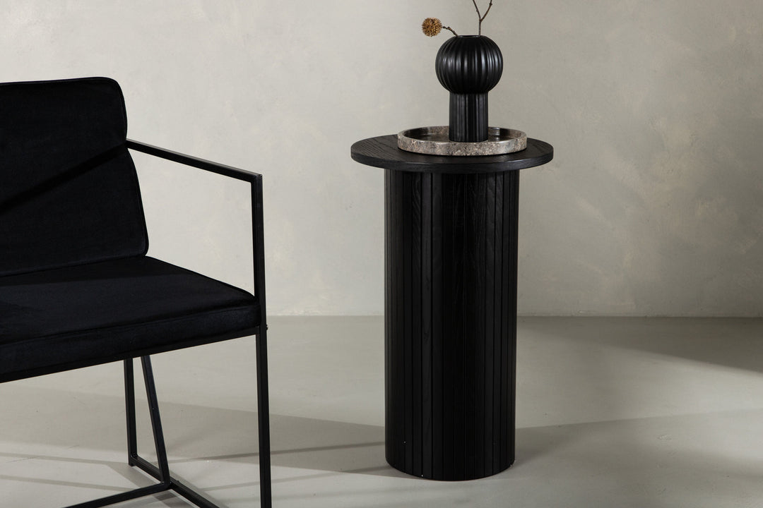 Venture Home Bianca Side Table - Black Veneer